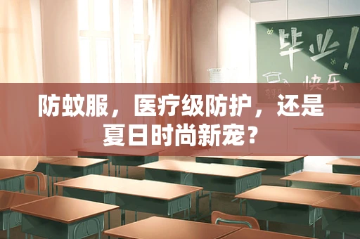 防蚊服，医疗级防护，还是夏日时尚新宠？