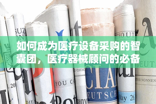 如何成为医疗设备采购的智囊团，医疗器械顾问的必备技能