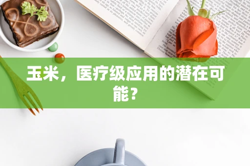 玉米，医疗级应用的潜在可能？