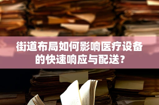 街道布局如何影响医疗设备的快速响应与配送？
