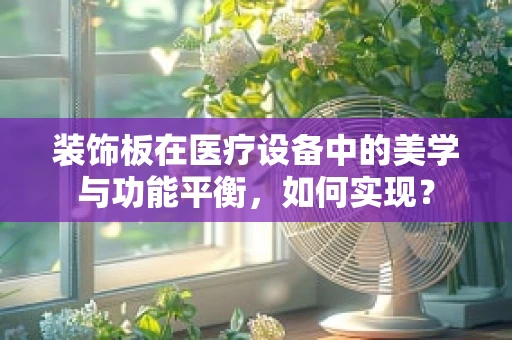 装饰板在医疗设备中的美学与功能平衡，如何实现？