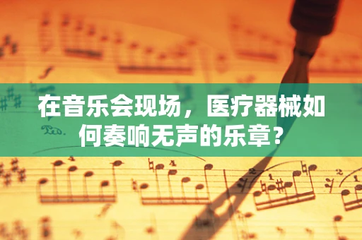 在音乐会现场，医疗器械如何奏响无声的乐章？