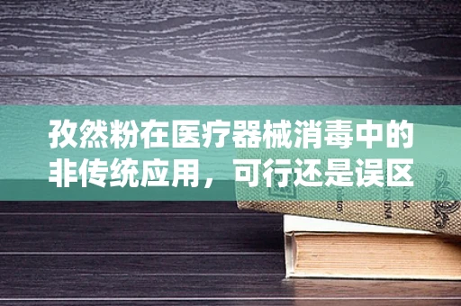 孜然粉在医疗器械消毒中的非传统应用，可行还是误区？