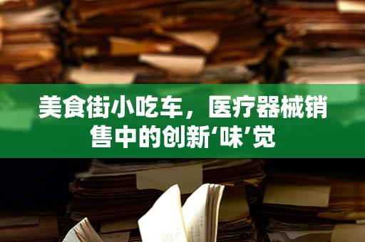 美食街小吃车，医疗器械销售中的创新‘味’觉