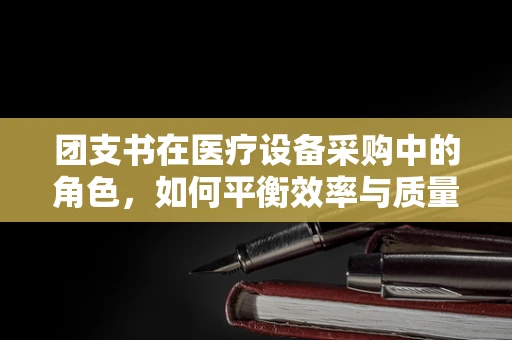 团支书在医疗设备采购中的角色，如何平衡效率与质量？