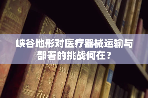 峡谷地形对医疗器械运输与部署的挑战何在？
