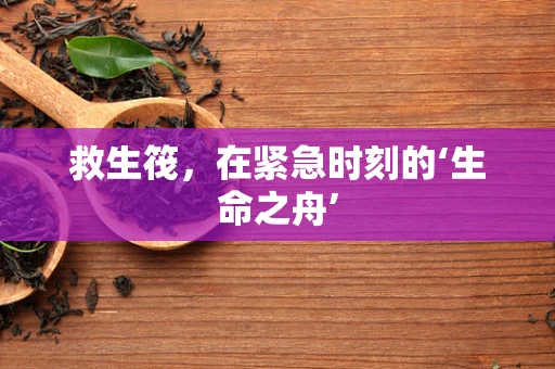 救生筏，在紧急时刻的‘生命之舟’