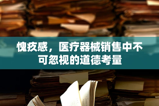 愧疚感，医疗器械销售中不可忽视的道德考量