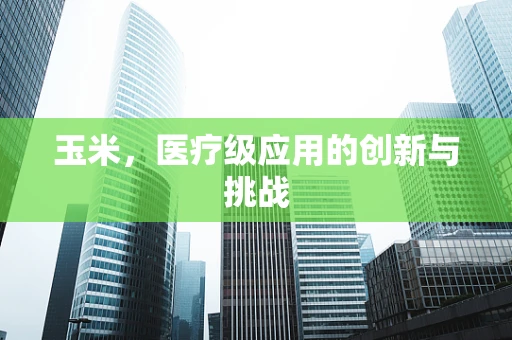 玉米，医疗级应用的创新与挑战