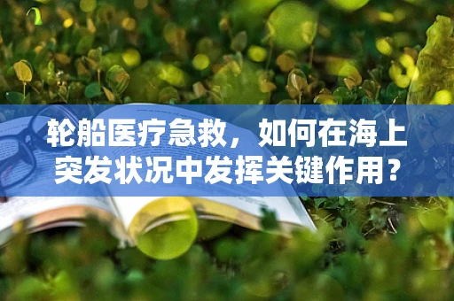 轮船医疗急救，如何在海上突发状况中发挥关键作用？