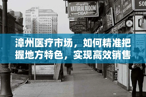 漳州医疗市场，如何精准把握地方特色，实现高效销售？
