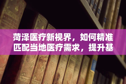 菏泽医疗新视界，如何精准匹配当地医疗需求，提升基层诊疗水平？
