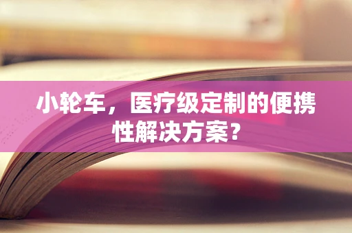 小轮车，医疗级定制的便携性解决方案？
