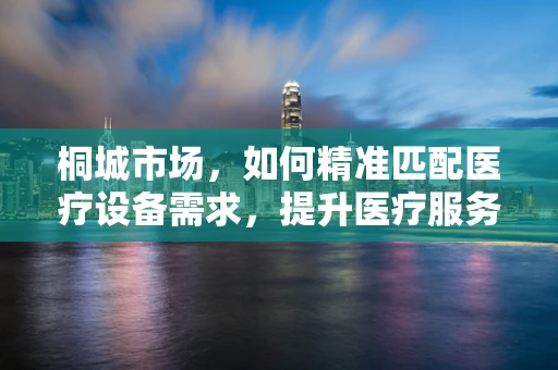 桐城市场，如何精准匹配医疗设备需求，提升医疗服务效率？