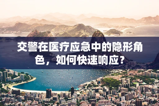 交警在医疗应急中的隐形角色，如何快速响应？