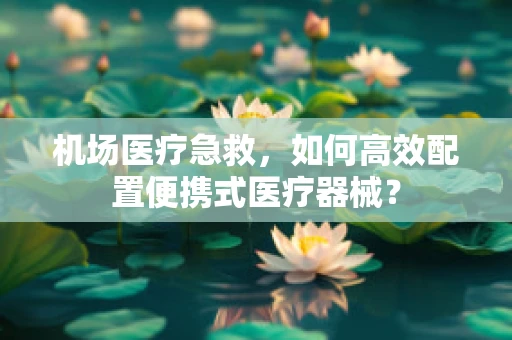 机场医疗急救，如何高效配置便携式医疗器械？