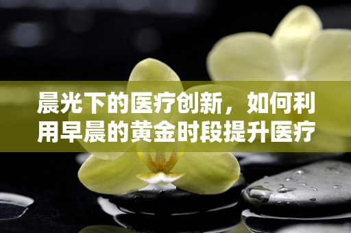 晨光下的医疗创新，如何利用早晨的黄金时段提升医疗器械销售效率？