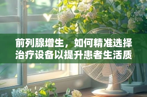 前列腺增生，如何精准选择治疗设备以提升患者生活质量？