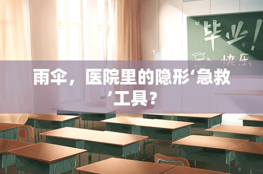 雨伞，医院里的隐形‘急救’工具？